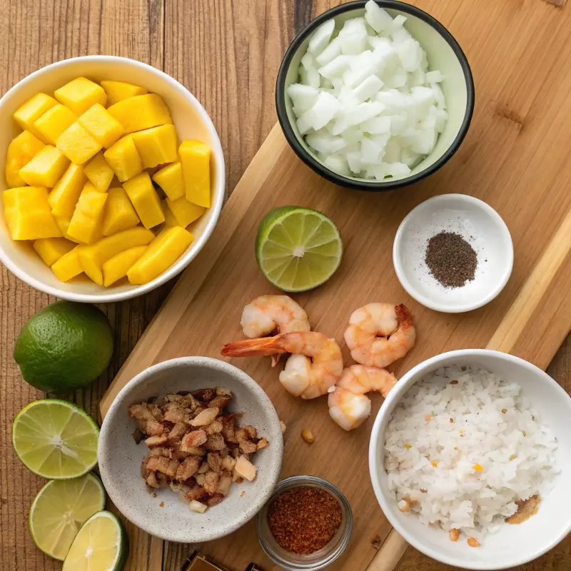 Ingredients for Bahama Breeze menu-style cooking