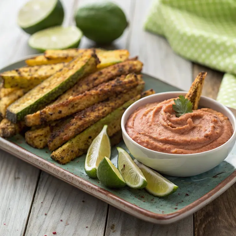 Chipotle Adobo Ranch with zucchini fries