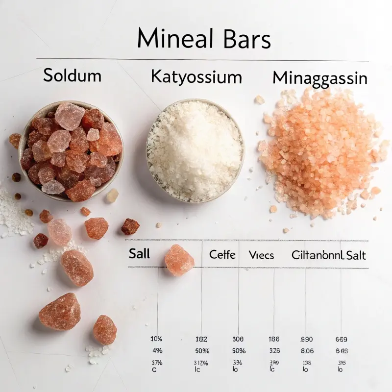 Mineral comparison Celtic salt vs Himalayan salt