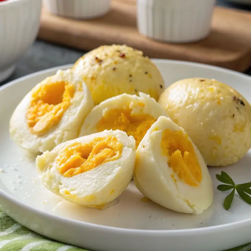 Cooked Air Fryer Egg Bites