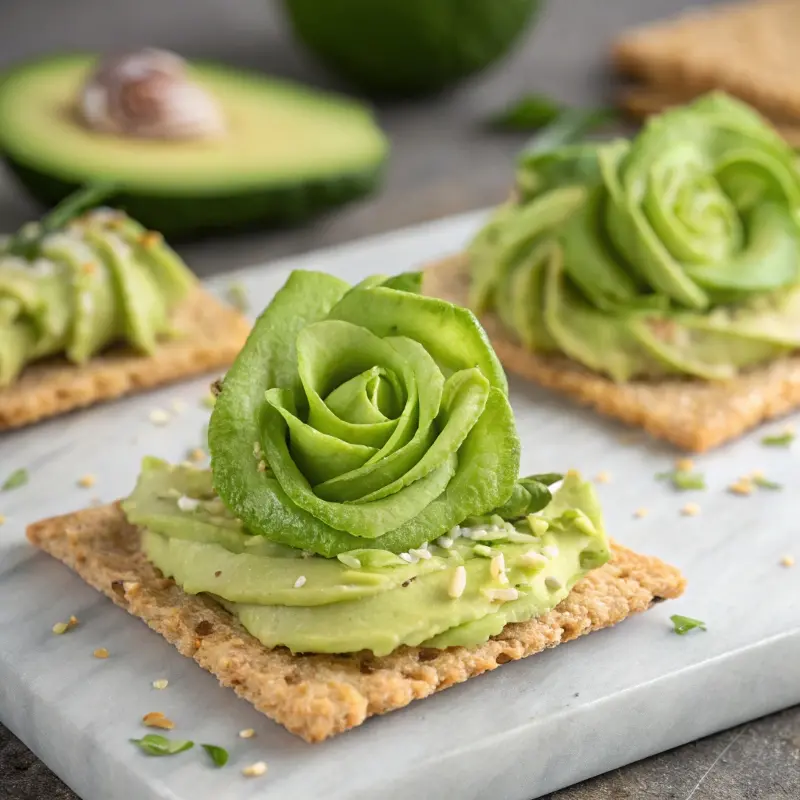 Crunchy raw vegan crackers snack