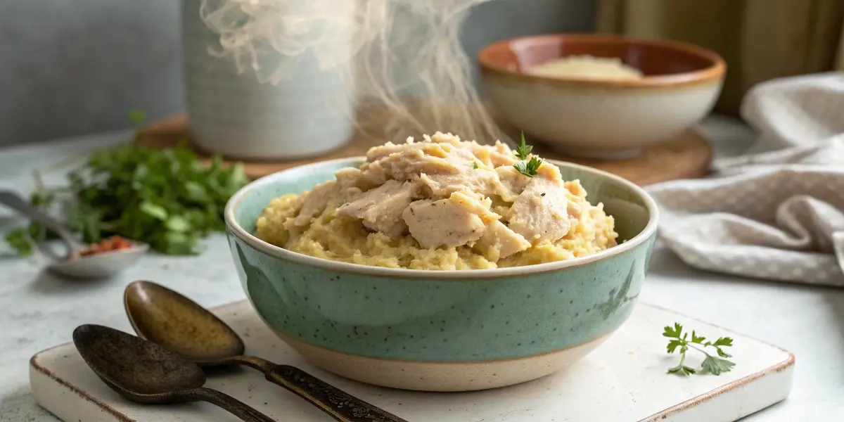 High protein pureed food featured