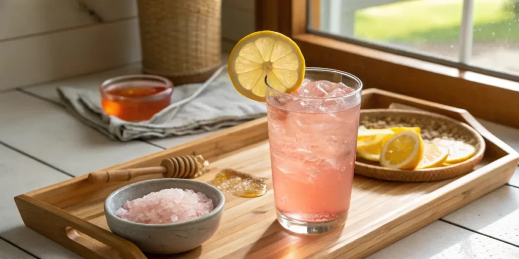 Japanese pink salt diet recipe healthy drink