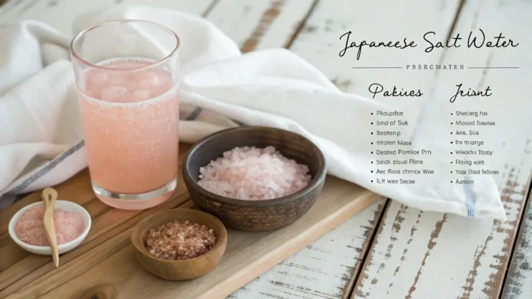 Recipe card: Japanese pink salt hydration drink