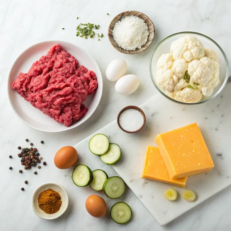 Ingredients for keto casserole recipes low-carb dinner
