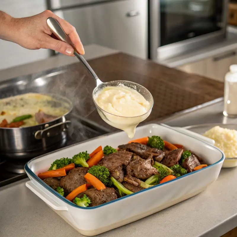Preparing keto casserole recipes step-by-step