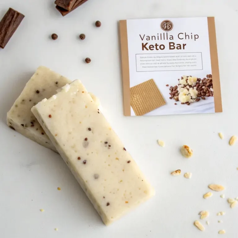 recipe card keto ice cream bars