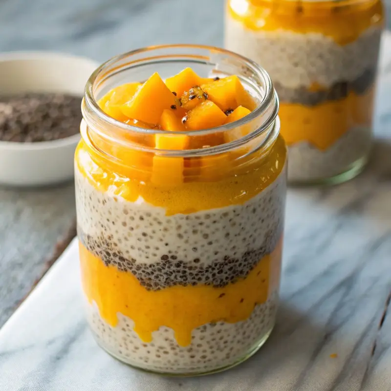 Raw vegan recipes chia parfait