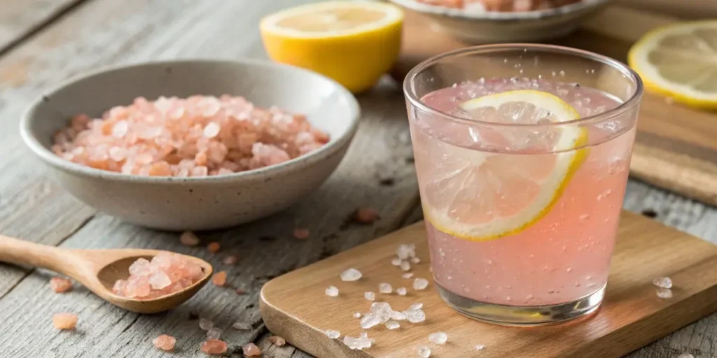Pink salt recipe for weight loss drink