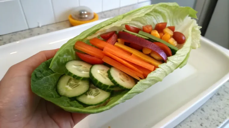 Raw vegan lettuce wrap recipe