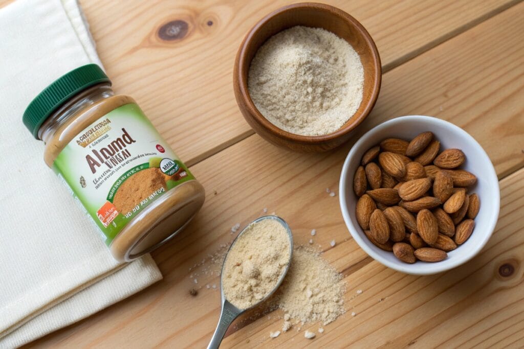 Keto peanut butter cookie ingredients