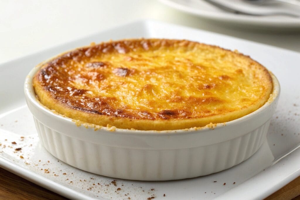 Baked vegan alfredo pasta casserole