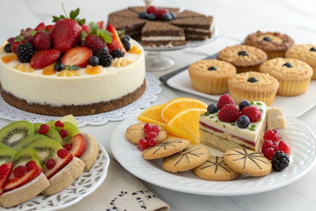 Gluten and dairy free desserts