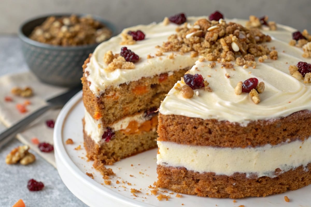 Gluten free carrot cake