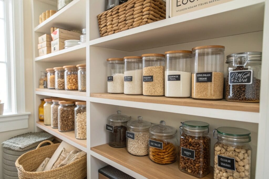 Gluten-free dairy-free pantry setup