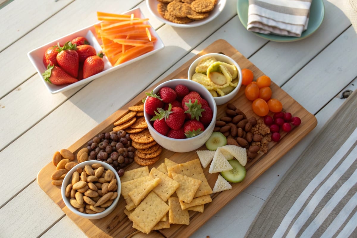 Gluten free dairy free snacks board