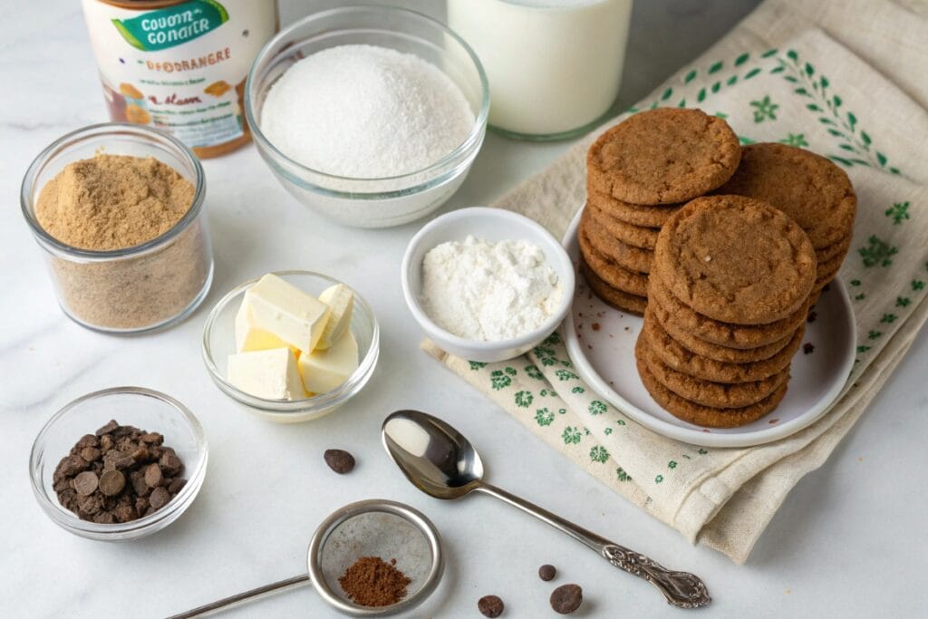 Close-up of GF label and ingredients panel for Gluten Free Ice Cream Sandwiches