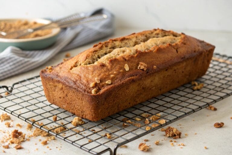 Vegan banana bread recipe loaf