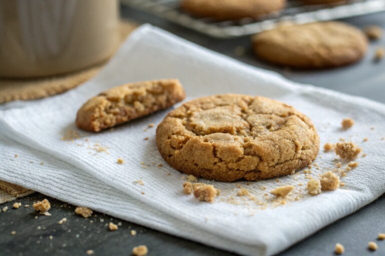 Vegan cookie close-up