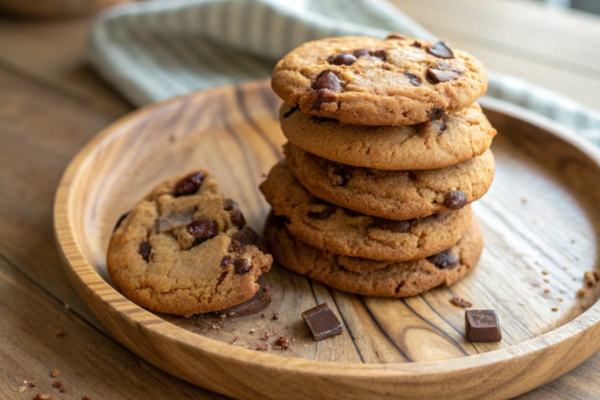 Vegan Cookie Recipes: Stack of vegan cookies