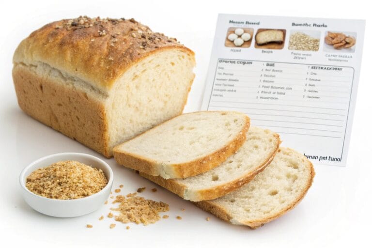 Avocado cottage cheese bread keto recipe card image