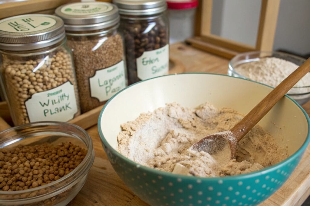 Ezekiel bread recipe flour and legume blend
