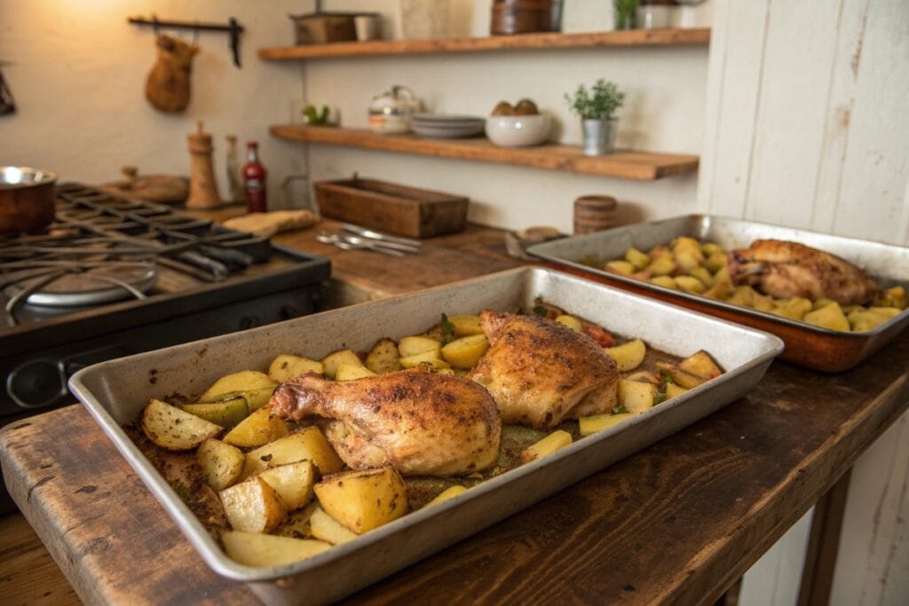 Sheet pan kids meal: 5 Ingredient Kids Meals