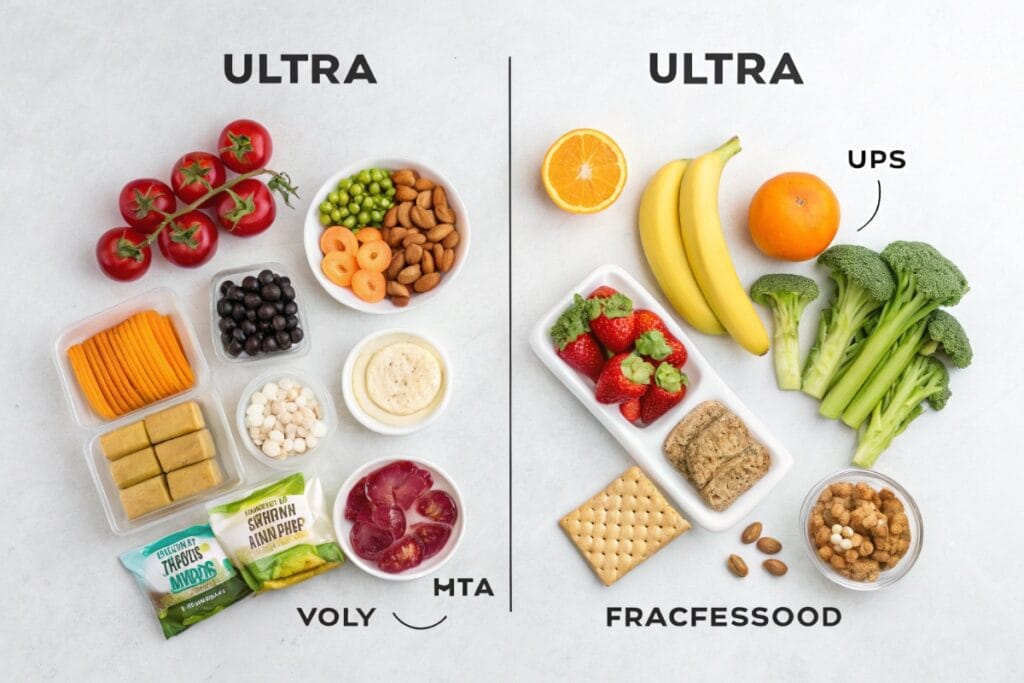 Whole foods vs processed foods in US dietary guidelines